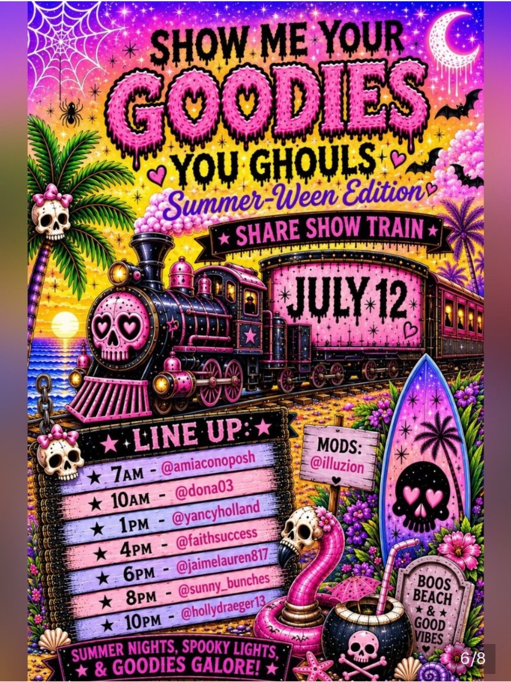 Show Me Your Goodies You Ghouls Summer-Ween Edition